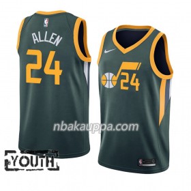 Utah Jazz Grayson Allen 24 2018-19 Nike Vihreä Pelipaidat Swingman - Lasten